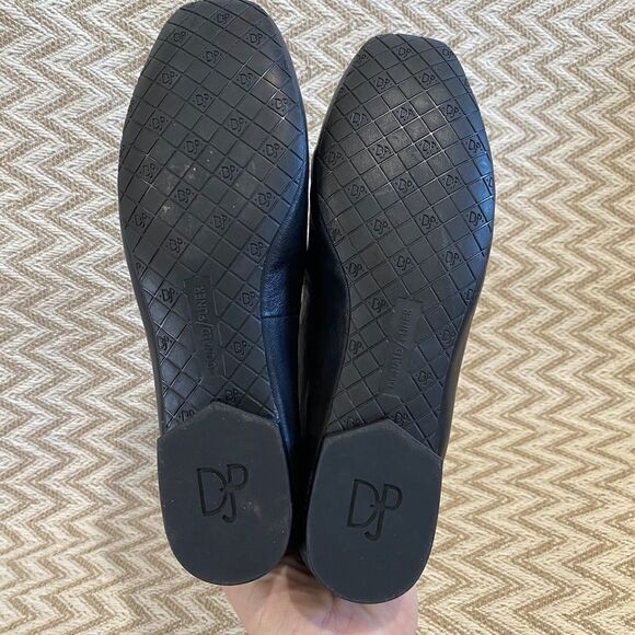 Donald Pliner “Halia” Black & Patent Leather Loafer - Picture 5 of 8